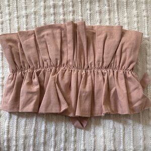 Indikah Pink Strapless Top